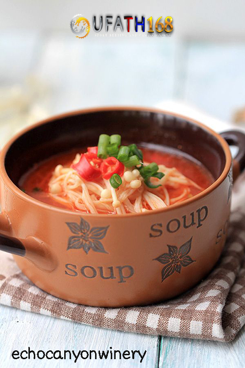 ซุปเห็ดเข็มทองเกาหลี

